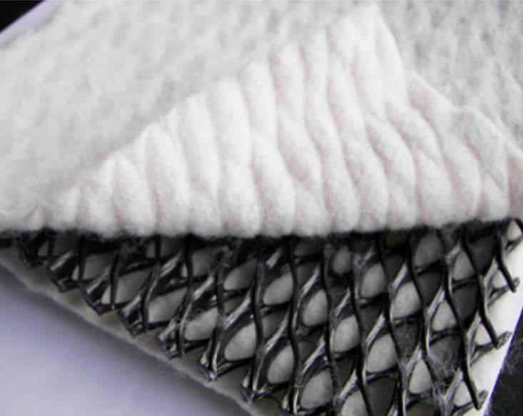 3D Composite Drainage Geonet with HDPE Black Mesh Drainage Network