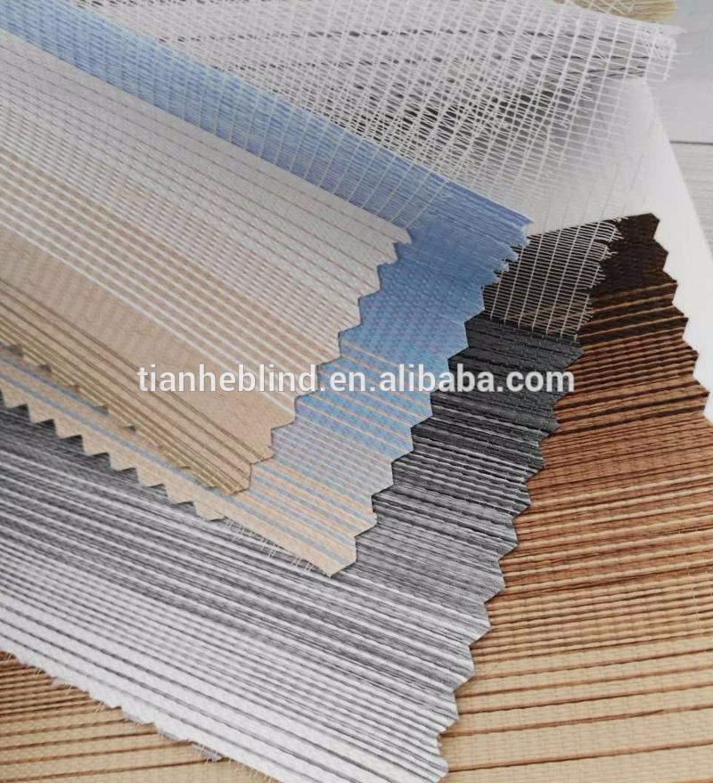 Factory Price night combi blind double roller shades blackout zebra blinds fabrics