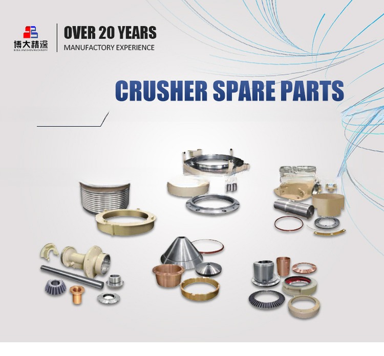 HP100 Bowl Cone Crusher Spare Parts All Over the World with Forging Processing Type