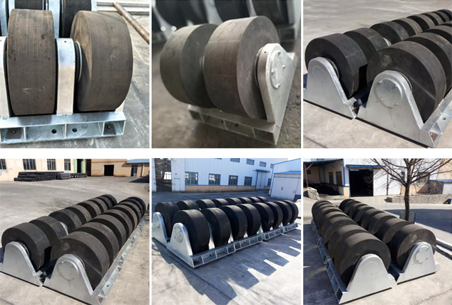 Natural Rubber Roller Fenders NR / NBR Boat Mooring Bumpers