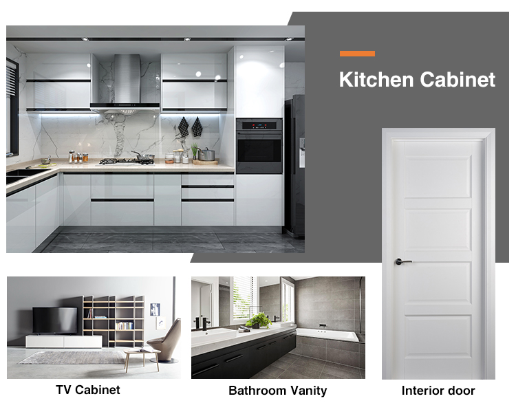 American Kitchen Cabinet Sale Complete Furniture with Particleboard Door Material