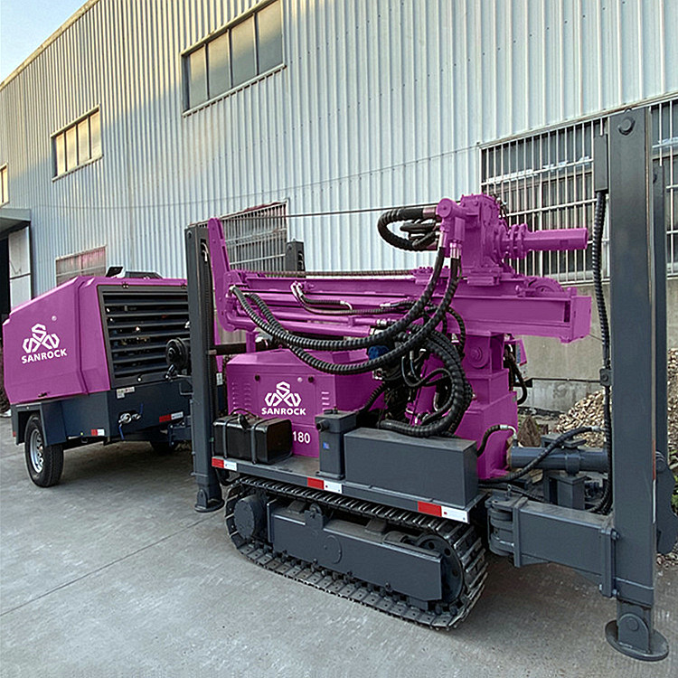 Hydraulic Water Drilling Rig Crawler Diesel Water Well Drilling Equipment