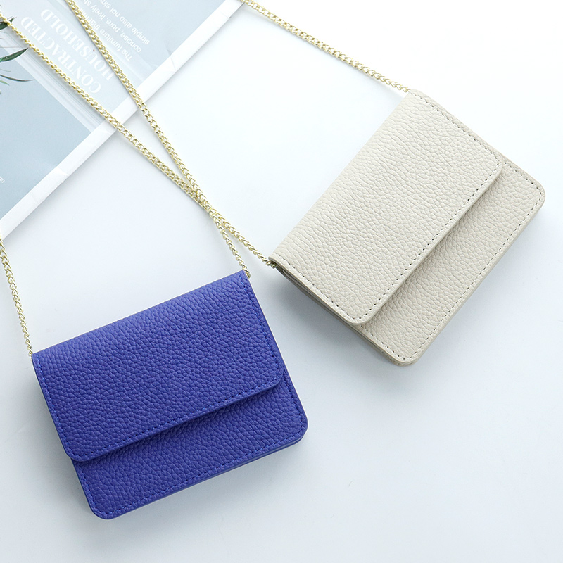 Letter Card Holder Wallets Money Bag Lanyard Chain Gift Card Slim Business Male