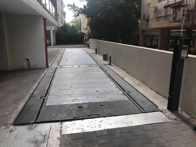 AA4C hydraulic underground car parking lift in-ground car parking system vertical car parking system AA-UTS20/2; AA-UTS