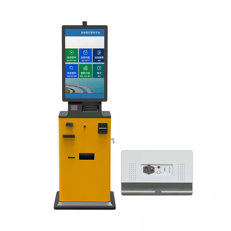 CPU I3 120G ATM Cash Machine Double Touch Screen Self Service Kiosk