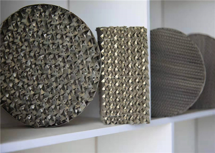 Corrugated Structured Packing 99.95% Min Copper For Chemical Equipment