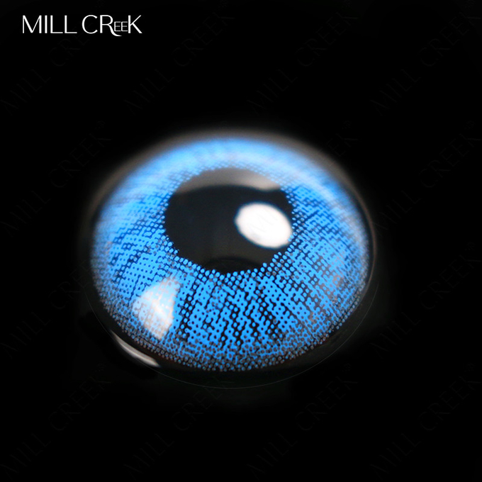 Green Purple Pure Hazel 14.2 Mm Contact Lenses Non Presciption