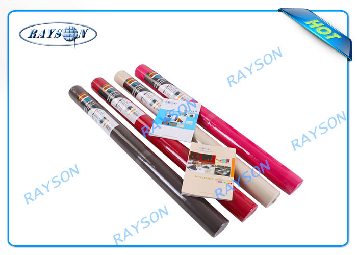 AZO Free Red Non Woven TNT Fabric , Disposable Tablecloths 1m x 1m, 0.5m x 1.2m