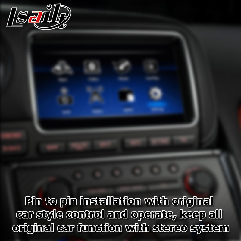 Android 13 8+128 Navigation wireless carplay android auto video interface for Nissan GT-R GTR R35