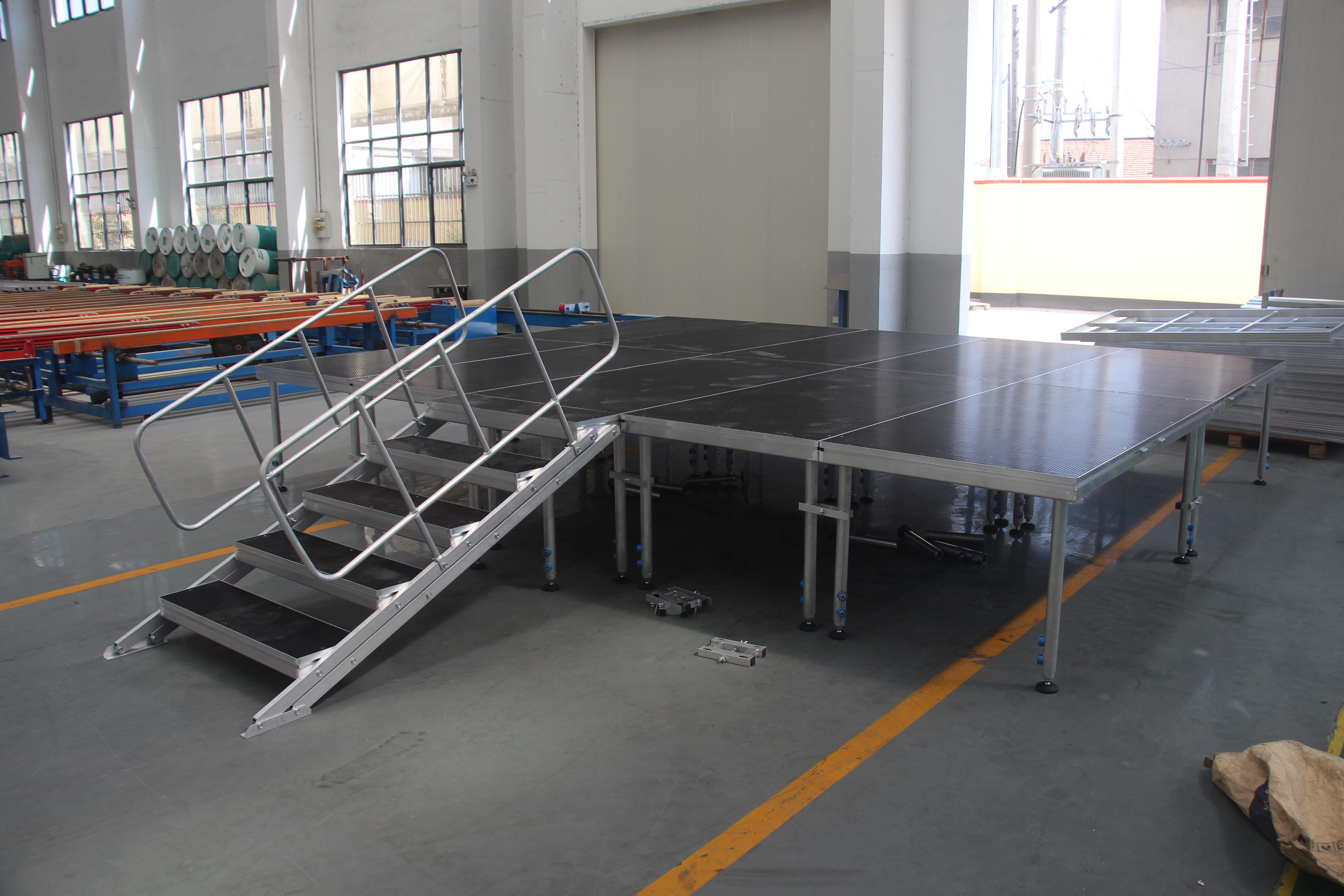 Easy Assemble Platform Portable Aluminum Folding Alloy Acrylic Wedding Stage