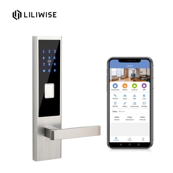 Apartment Door Locks Bluetooth RFID Card APP Control System Apartment Rental