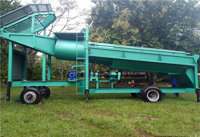 Diesel Steel Small Gold Prospecting Machine 200T/h For Gold Mining