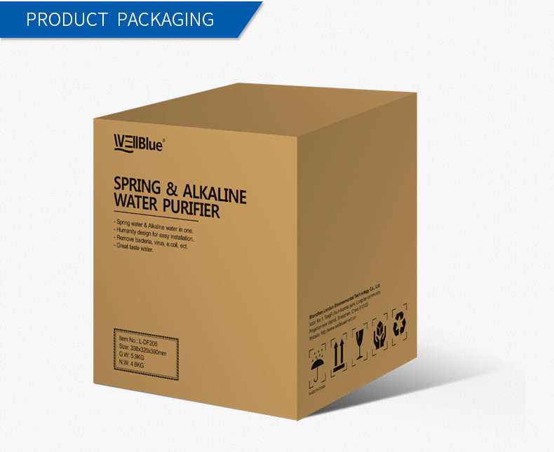 WellBlue Brand Hot Selling alkaline Direct Drinkg Water Purifier and Alkaline Water