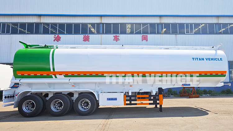 TITAN 3 Axle 42000 liters Diesel Water Oil Fuel Tanker Trailer for Sale in DR Congo