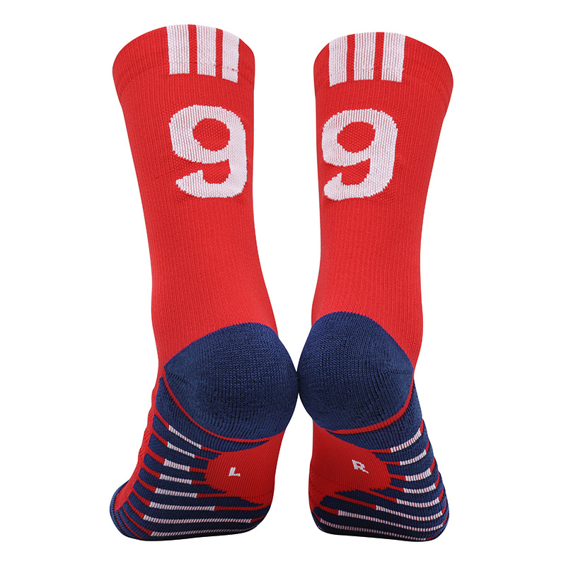 Adult Socks Custom Design for Breathable Anti Slip Basketball Football Training Sports