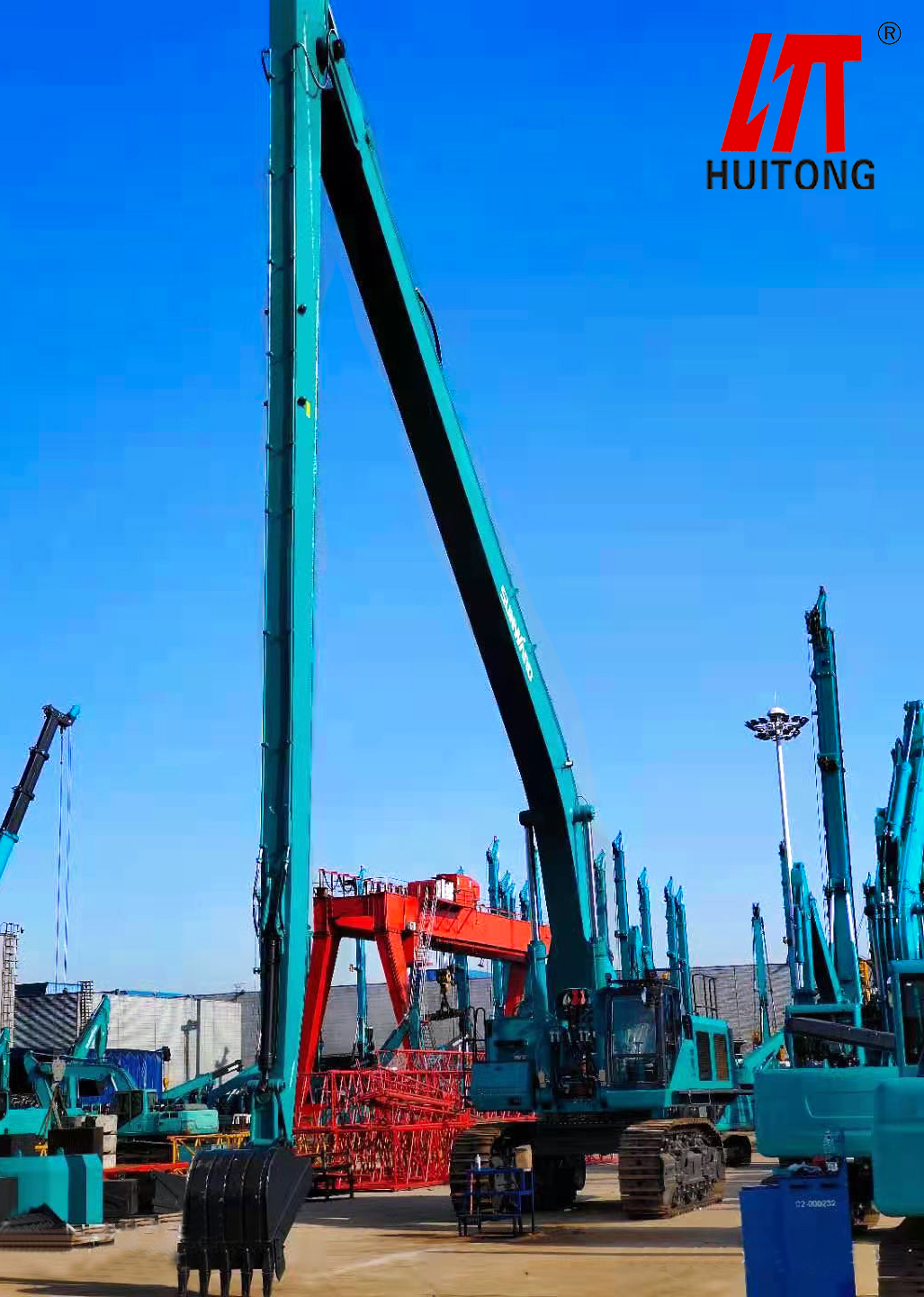 ISO9001 ZX210 ZX200 Long Reach Excavator Booms