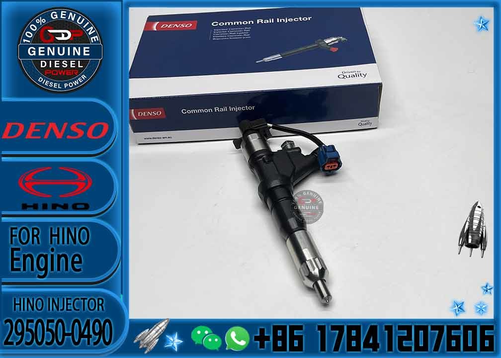 High Quality New Diesel Common Rail Fuel Injector 095000-5972 23670-E0360 295050-0490 23670-E0220 For HINO E13C 700 engi