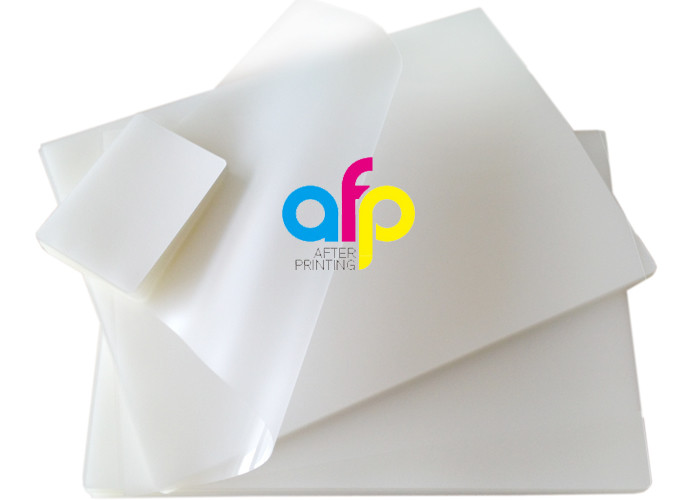 Document Protective Pouch Laminating Film Various Thickness / Size