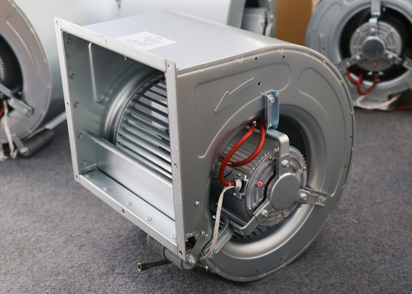 Air Conditioning Duct Centrifugal Exhaust Blower , Centrifugal Duct Fan 1100RPM