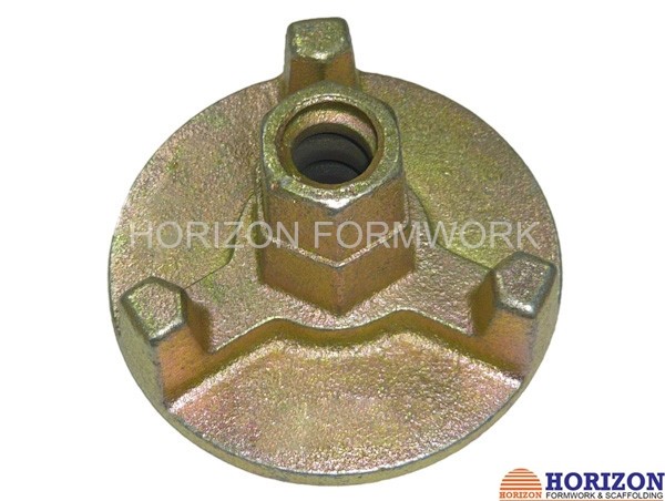 Steel Formwork Tie Rod System With Dywidag Thread , Flanged Wing Nut and Water Stop