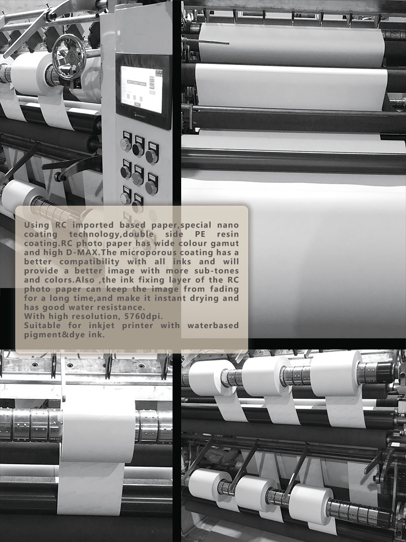 Dry Minilab Silky Photo Paper 5″ 240gsm For Drylab Inkjet Printing