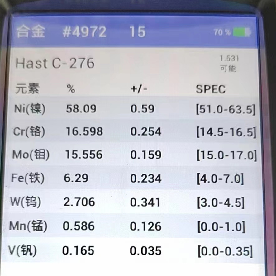 Hastelloy C276 Pipe Seamless Pipe N10276 1" DN25 2.77mm Thickness Hastelloy C276 Pipe Fittings