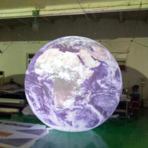Custom Pattern Big Moon Balloon Inflatable Led Globe Parties Events Outdoor