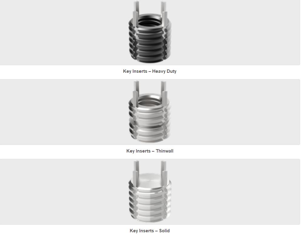 Keylocking Thread Inserts