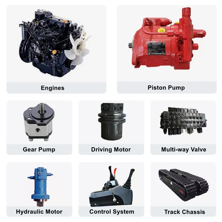 Customizable Durable Mini Excavator Hydraulic Thumb Attachment Q345B NM400 handox500