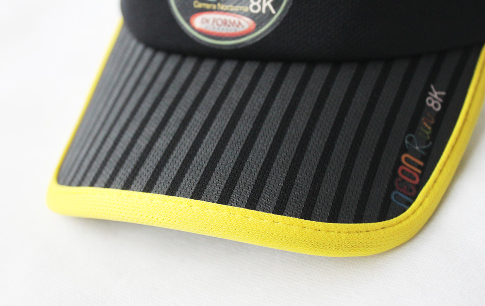 OEM Outdoor Embroidered Sun Visor Caps 56cm 100% Cotton Unisex