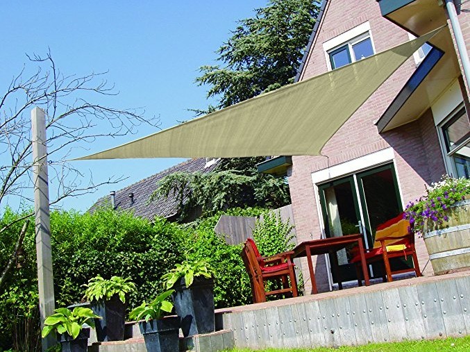 HDPE with UV longer useful life outdoor sun shade sail