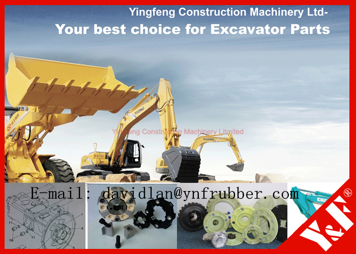 Excavator Coupling for John Deere 330D Excavator Engine Driven Hydraulic Pump