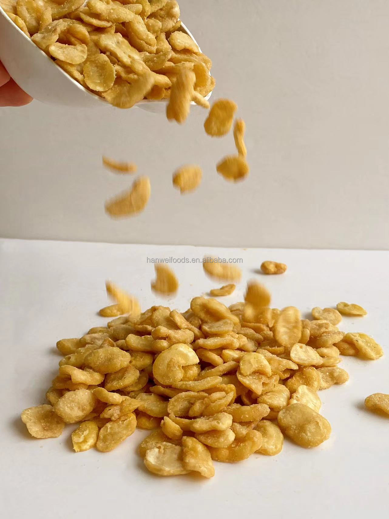 Slice Chips Spicy Broad Beans OEM Pizze Flavor Healthy Crispy Snacks