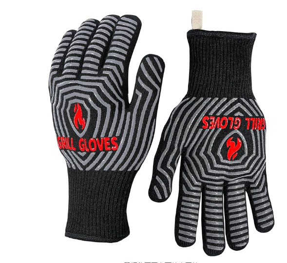 Cotton Road Safety Products Foldable Retractable Silicone Bbq Gloves