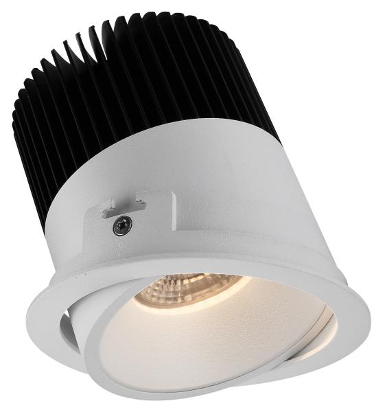 Aluminum Die-cast IP20 Interior Dimmable Spot LED Downlights for Hotel , Warm