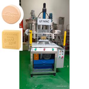 Cold Press Soap Making Machine with Bar Soap Moulding and Stamping Functions