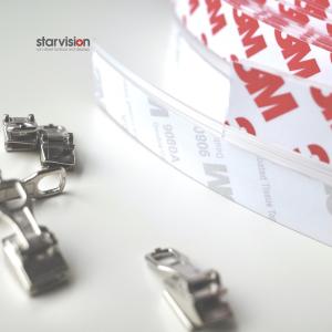 3M Poster Zipper Tape Polypropylene Polymers For Advertising Scrolling Light Box