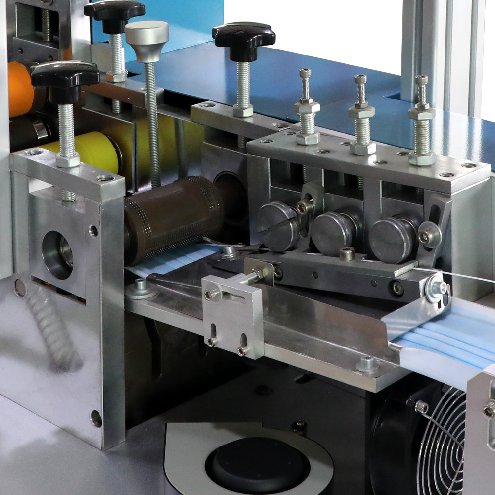 Civilian 3 Ply Face Mask Making Machine , 13KW Face Mask Packing Machine CE certificate