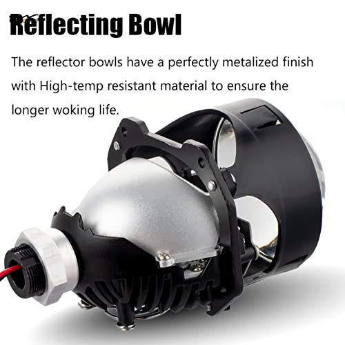 LitePro DLX Layout 3.0 Inch Bi LED Projector Lens for Car Retrofit Lighting Solutions