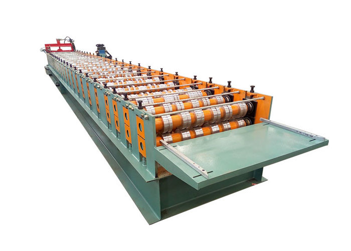 1000mm Width Sheet Metal Roll Forming Machines Speed 8-12 M/Min For Construction Material