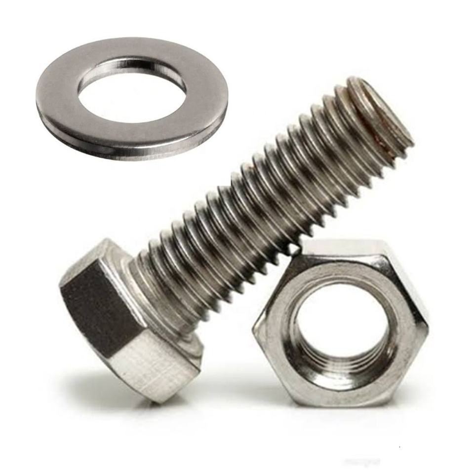 Grade 8.8/10.9/12.9 Hex Head Bolts And Nuts DIN931 DIN933 Carbon Steel Stainless Steel Bolts