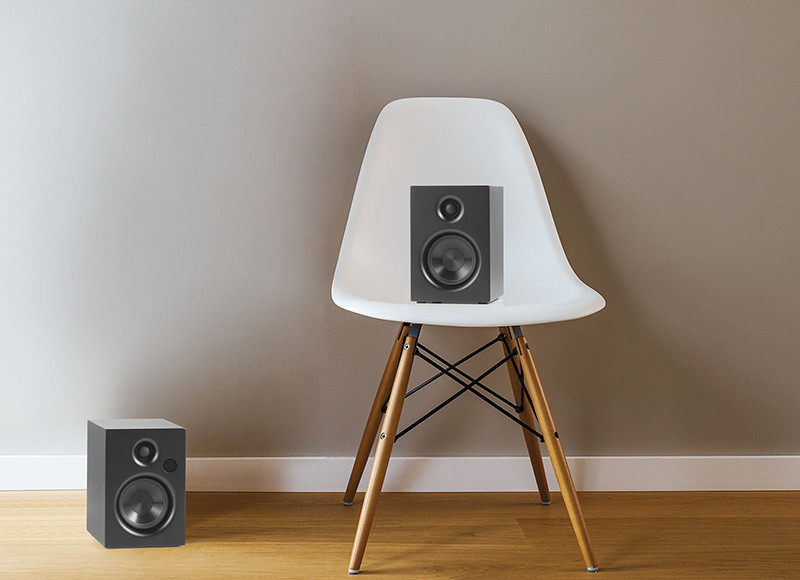 3.5 Inch Bluetooth Bookshelf Powered Speakers Home Theater HIFI Wireless Speakers