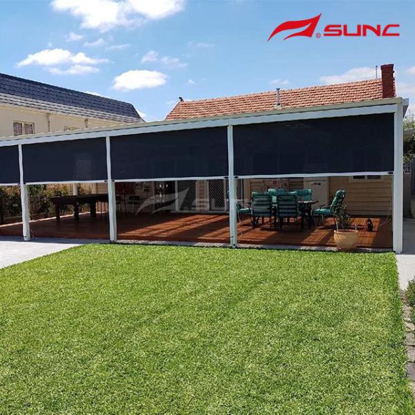 Outdoor Zip Track Blinds Versatile Window Covering For Outdoor Residential Or