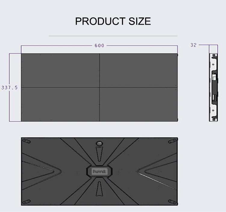 Mini LED Display Full Color 1R1G1B P3 1920Hz Indoor LED Video Wall for Fixed Install