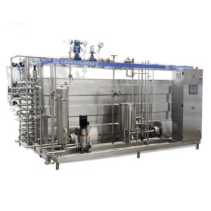 Pasteurization SUS304 Uht Milk Processing Machine Steam Sterilization
