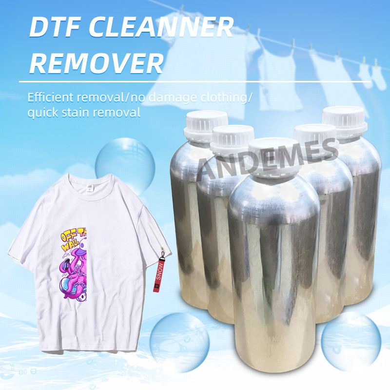 Environmentally Friendly DTF Adhesive Stain Remover Neutral PH Value Safe And Not Harmful To Hands