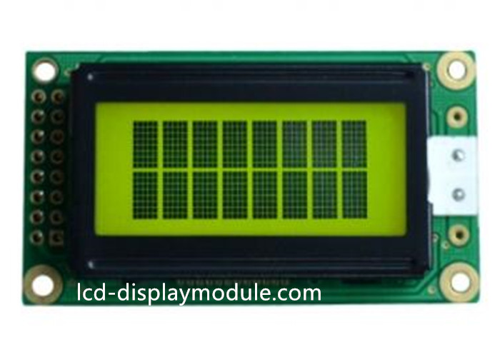  Yellow Green Dot Matrix LCD Display Module 8x2 Character 4bit 8bit MPU Manufactures