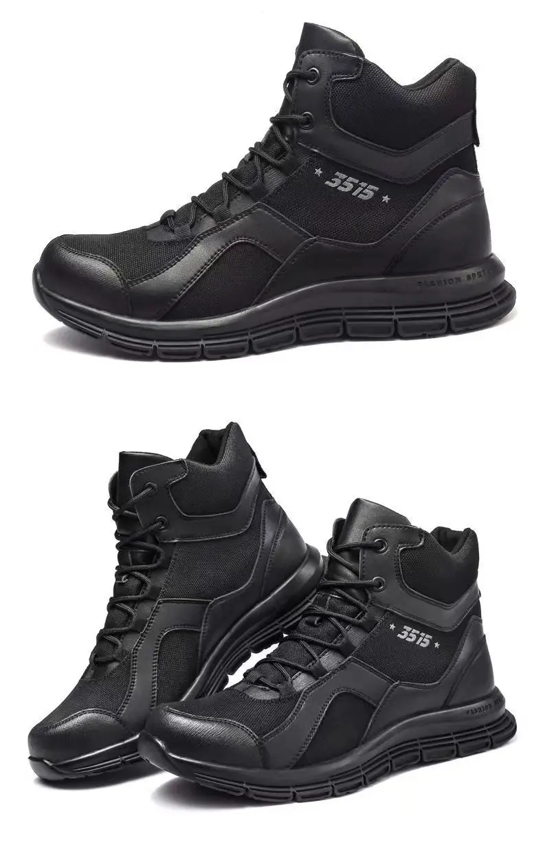 Wholesale spring and autumn high top outdoor men's Hiking Shoes Waterproof Hiking Boots