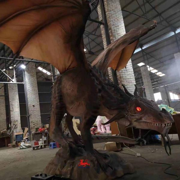 High Safety Flexible Realistic Animatronic Dinosaur With Adjustable Movement