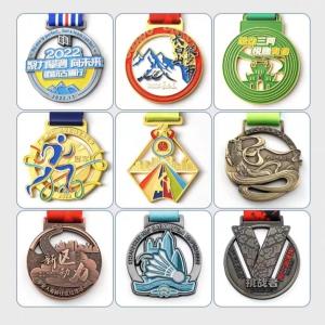 Embossing Printing Customized Custom Bronze Medals Soft Enamel Medals